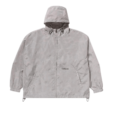 BAPE Solid Color Nylon Hooded Jacket 'Grey'