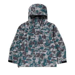 BAPE Laminated Camo Snowboard Jacket 'Beige'