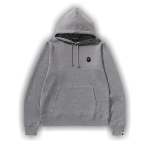 BAPE One Point Pullover Hoodie 'Grey'