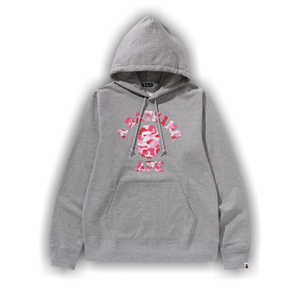 BAPE ABC Camo College Pullover Hoodie 'Grey'