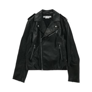 Off-White Diag Tab Biker Jacket 'Black/White'