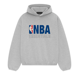 Fear of God Essentials x NBA Hoodie 'Light Heather'