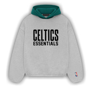 Fear of God Essentials x NBA Celtics Hoodie 'Light Heather'