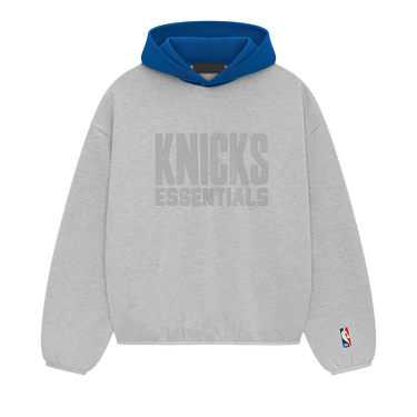 Fear of God Essentials x NBA Knicks Hoodie 'Light Heather'