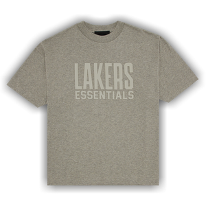 Fear of God Essentials x NBA Lakers Tee 'Warm Heather'