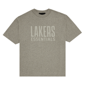 Fear of God Essentials x NBA Lakers Tee 'Warm Heather'