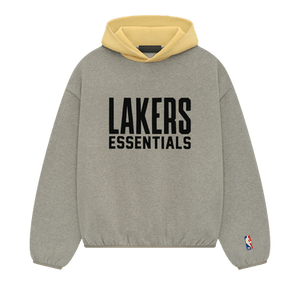 Fear of God Essentials x NBA Lakers Hoodie 'Warm Heather'