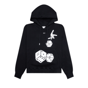 Off-White Dices Skate Hoodie 'Black/White'