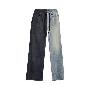 Balenciaga Fifty-Fifty Pants 'Grey/Outback Blue'