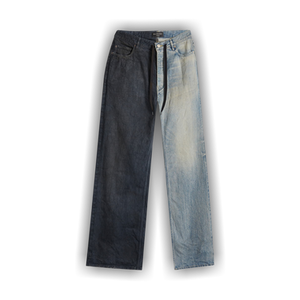 Balenciaga Fifty-Fifty Pants 'Grey/Outback Blue'