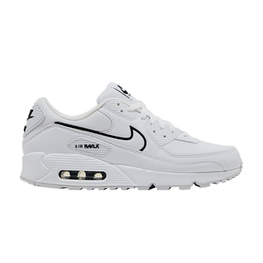 Nike Air Max 90 'White Black Outlined Swoosh'