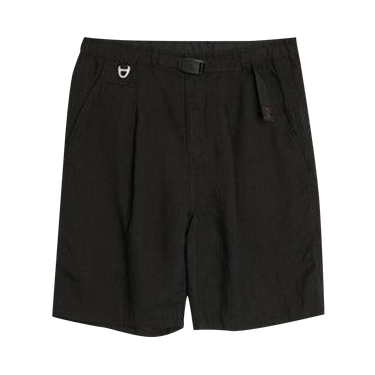 Undercover Belted Linen Short 'Black'