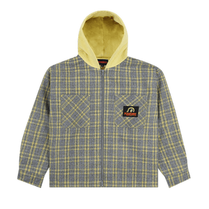 Pleasures Wolf Hooded Overshirt 'Grey'