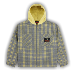Pleasures Wolf Hooded Overshirt 'Grey'