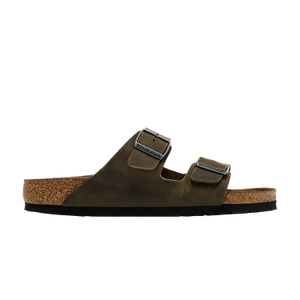 Birkenstock Arizona Soft Footbed Oiled Leather 'Faded Khaki'
