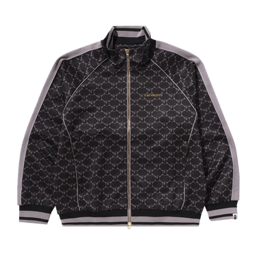 BAPE College Monogram Logo Relaxed Fit Track Jacket 'Black'