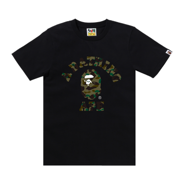 BAPE 1st Camo College Tee 'Black/Green'