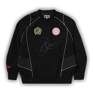 BAPE Multi Logo Relaxed Fit Pullover 'Black'