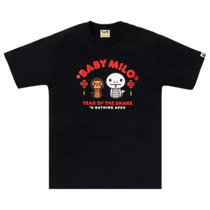 BAPE Year Of The Snake Baby Milo Tee 'Black'