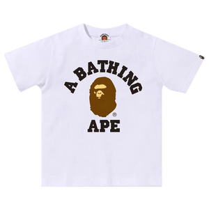 BAPE Kids College Tee 'White'