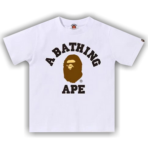 BAPE Kids College Tee 'White'