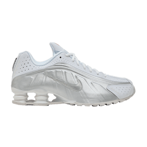 Nike Shox R4 'White Metallic Silver' 2024