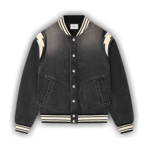 Rhude Denim Lightning Bomber 'Black'