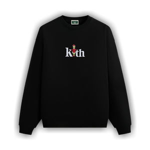 Kith x The Grinch Serif Nelson Crewneck 'Black Beauty'