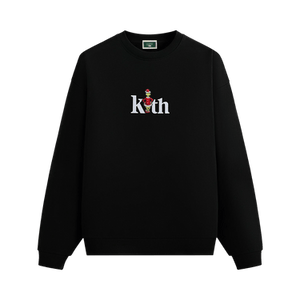 Kith x The Grinch Serif Nelson Crewneck 'Black Beauty'