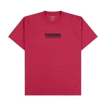 Pleasures Scripture T-Shirt 'Ruby'
