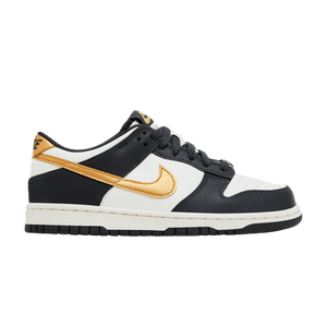 Nike Dunk Low GS 'Anthracite Metallic Gold'