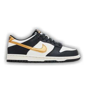 Nike Dunk Low GS 'Anthracite Metallic Gold'