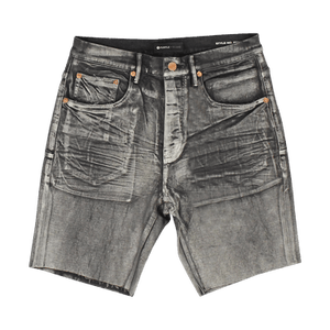 PURPLE BRAND Washed Iridescent Pearl Shorts 'Black'