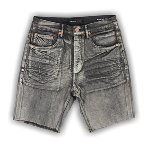 PURPLE BRAND Washed Iridescent Pearl Shorts 'Black'