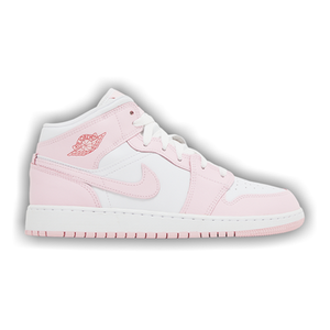 Air Jordan 1 Mid GS 'Pink Foam Fire Red'