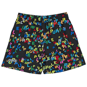 PURPLE BRAND Polyester All Round Shorts 'Multicolor'