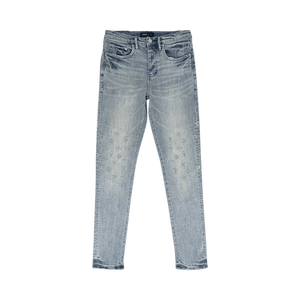 PURPLE BRAND Tuffetage Monogram Skinny Jeans 'Indigo'