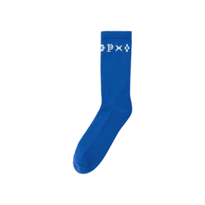 PURPLE BRAND Monogram Crew Socks 'Blue'