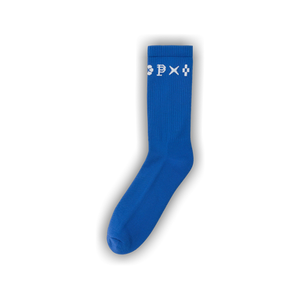 PURPLE BRAND Monogram Crew Socks 'Blue'