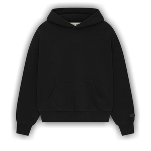 Fear of God Essentials Classic Fit Fleece Hoodie 'Jet Black'
