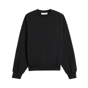 Fear of God Essentials Classic Fit Fleece Crewneck 'Jet Black'