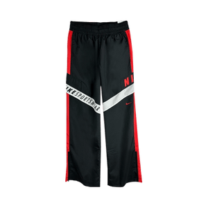 Nike Sportswear High-Waisted Pants 'Black/Light Crimson/White'