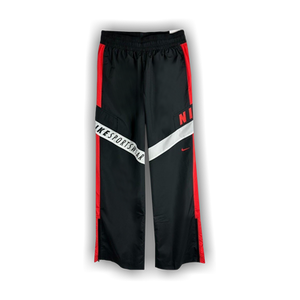 Nike Sportswear High-Waisted Pants 'Black/Light Crimson/White'
