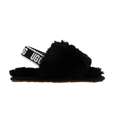 UGG Fluff Yeah Slide Toddler 'Black'