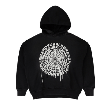 PURPLE BRAND HWT Fleece Pullover Hoodie 'Black'