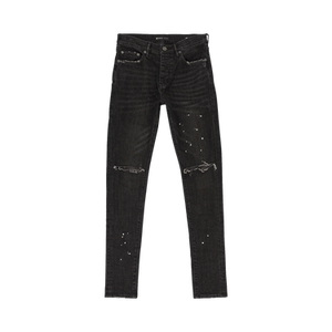 PURPLE BRAND Over Spray Skinny Jeans 'Black'