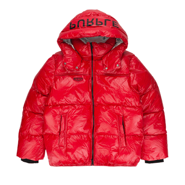 PURPLE BRAND Nylon Down Puffer Jackets 'Red'