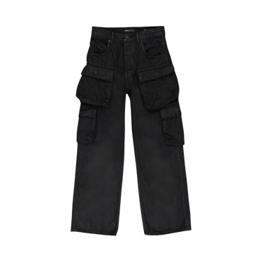 PURPLE BRAND Relaxed Double Cargo Skinny Jeans 'Black'