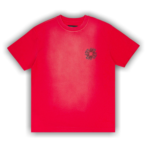 PURPLE BRAND Textured Jersey Short-Sleeve Tee 'Red'
