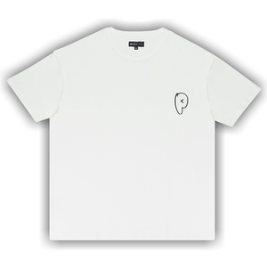 PURPLE BRAND Textured Jersey Inside Out Tee 'White'